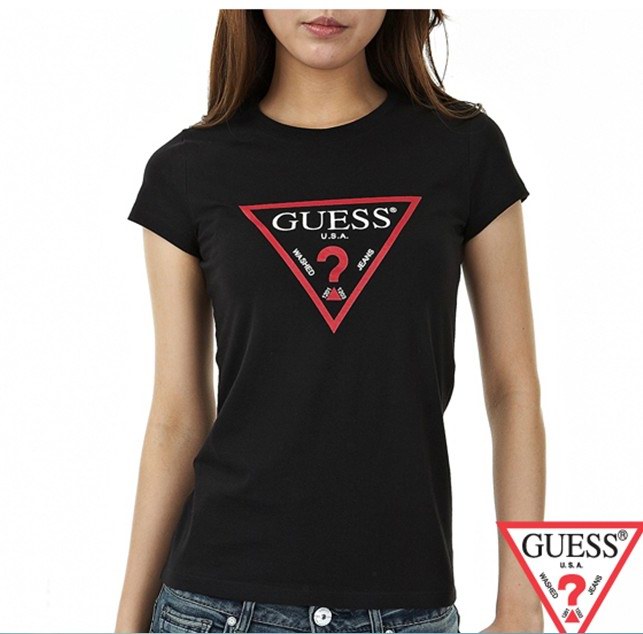 Guess short round collar T woman S-XL-051